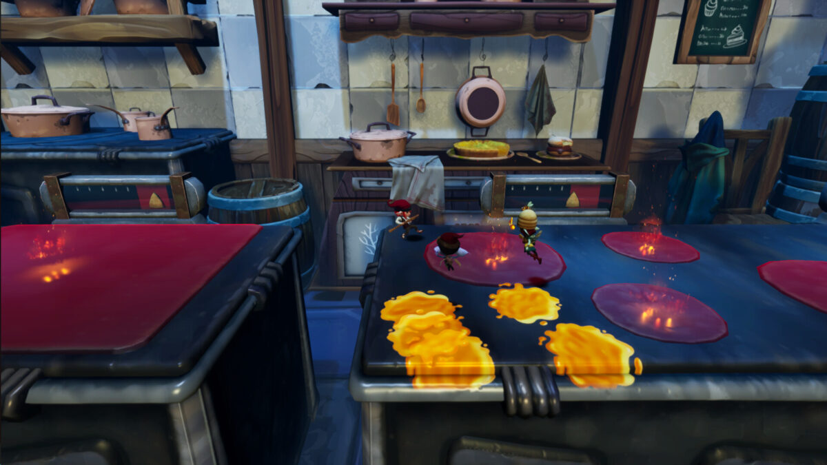 《Manairons》遊戲戰鬥畫面,主角使用長笛對抗敵對的馬奈龍。