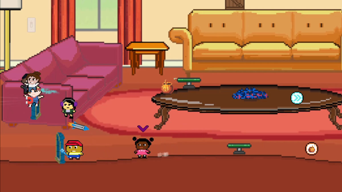 遊戲戰鬥畫面截圖