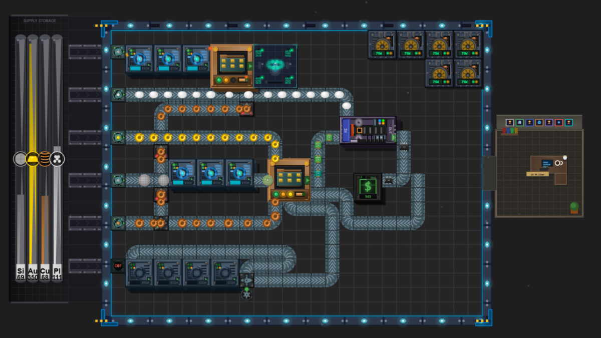 複雜工廠內部佈局