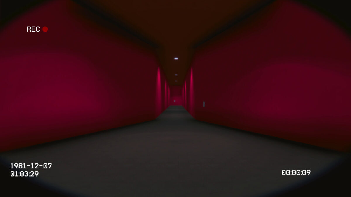 令人壓抑的狹窄走廊場景