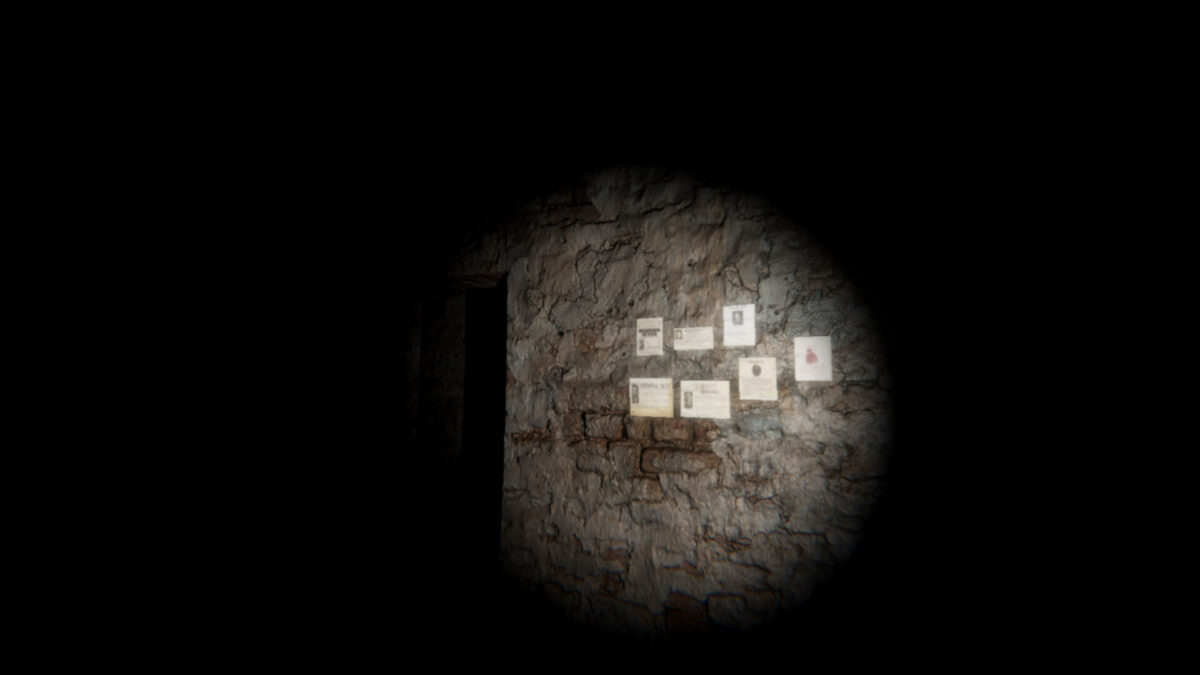 Mnemosyne 黑暗走廊與手電筒光效