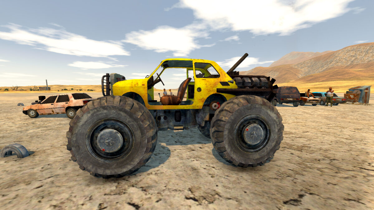 The Slaverian Trucker 車輛改裝與零件拆卸畫面