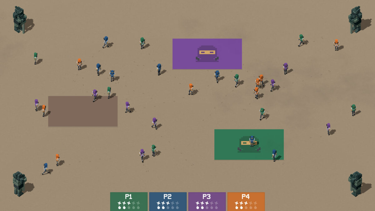 Shinobi 的 Voxel 像素風格場景