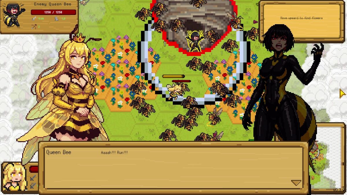 蜂群在自然環境中的戰鬥與移動