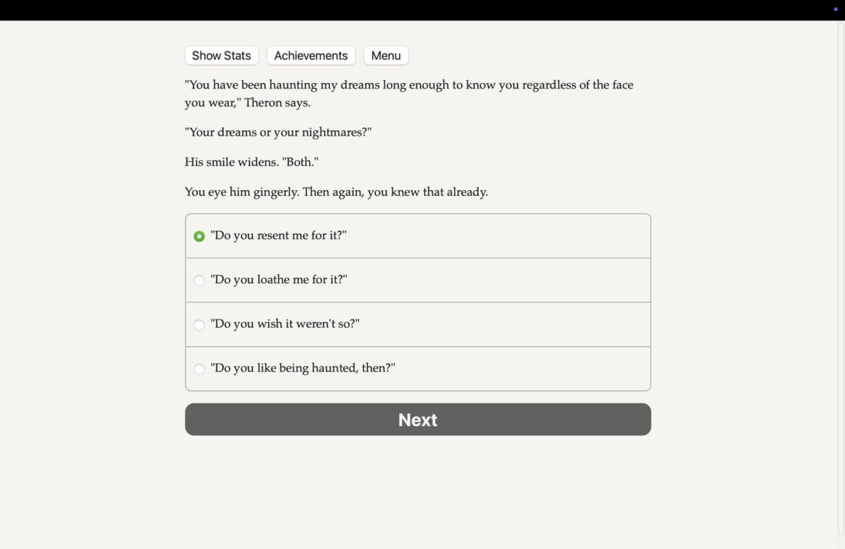 Hearts in Hades: Divine Passion 遊戲背景氛圍圖