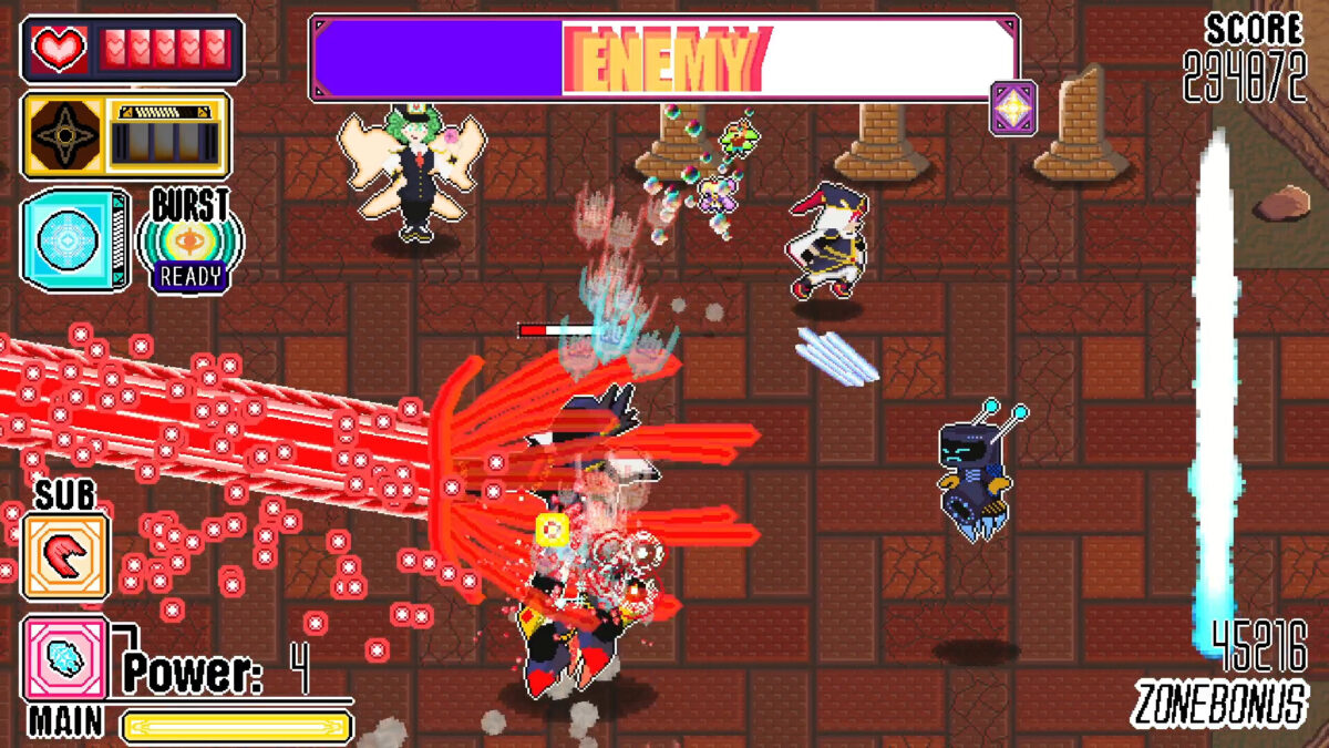 遊戲中的神聖能量與彈幕交鋒