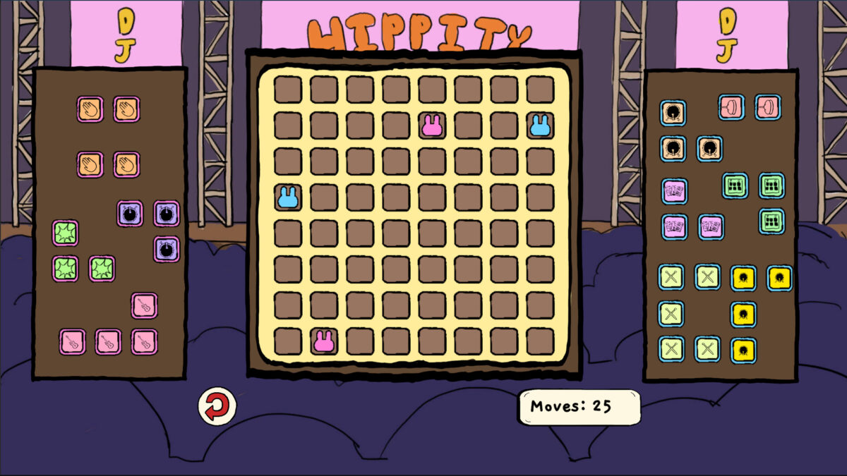 DJ Bunny 遊戲結尾過場示意圖