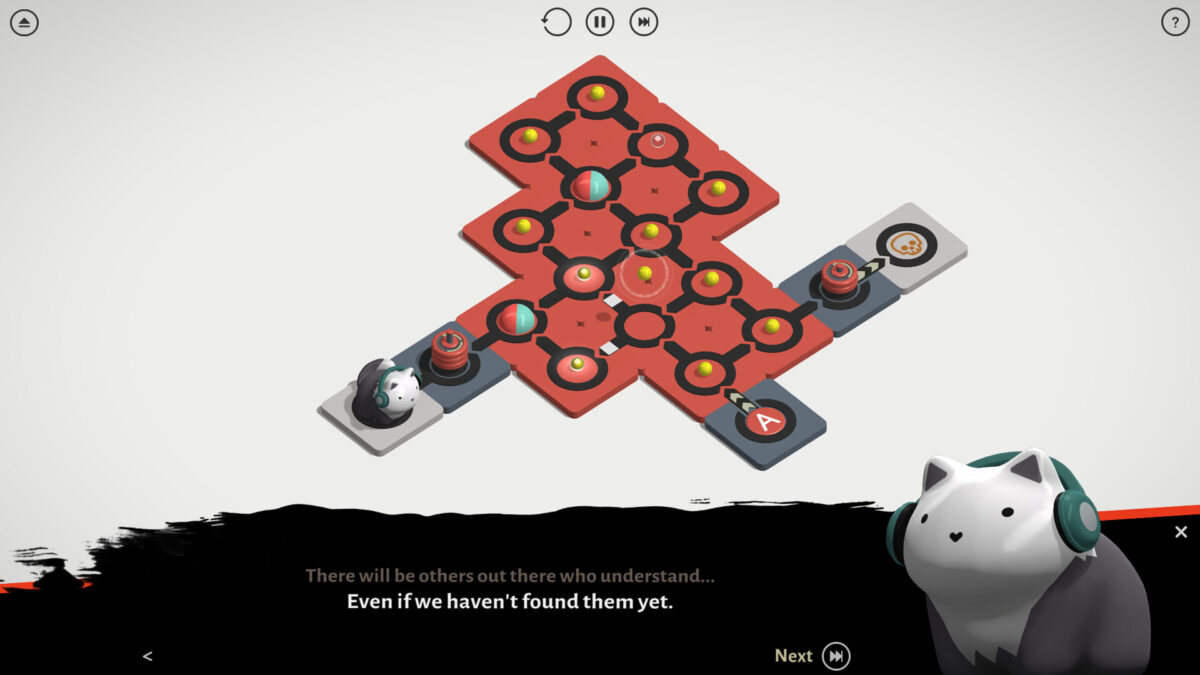 極簡幾何風格的沙盒介面設計