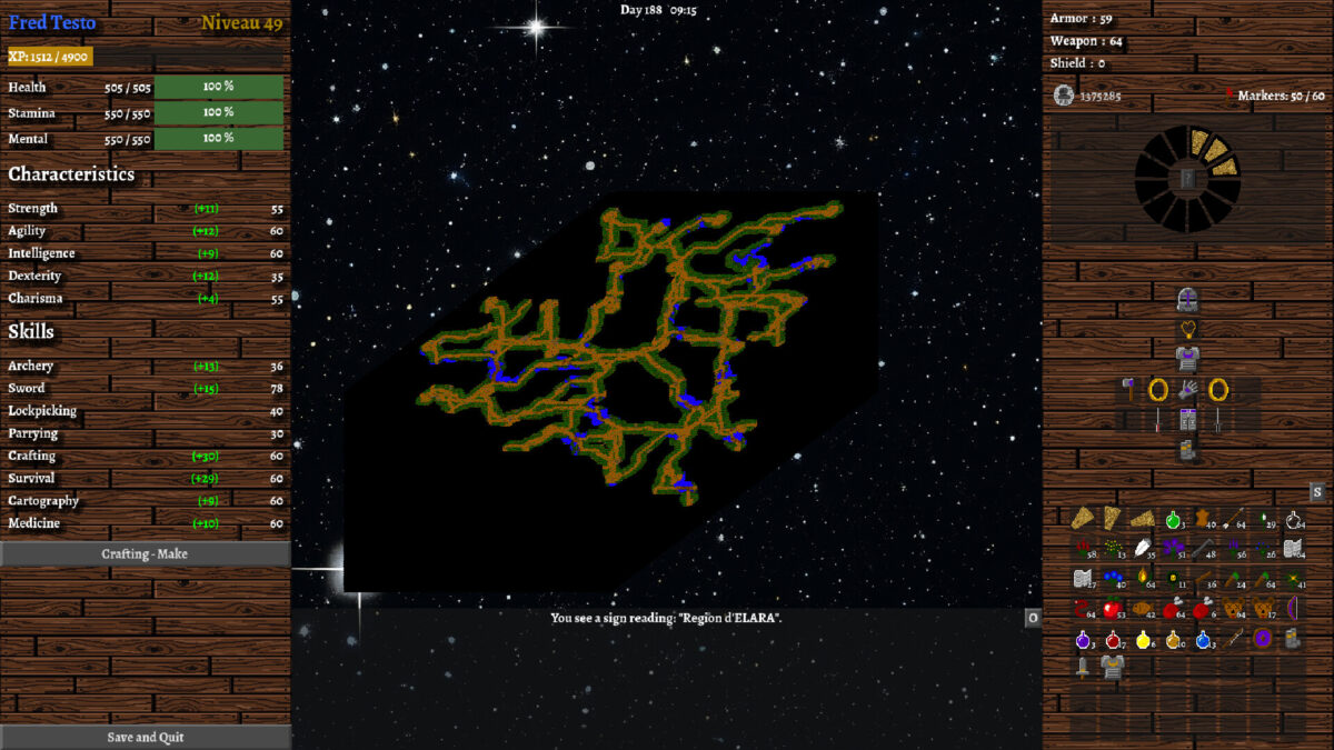 荒野探索與採集過程