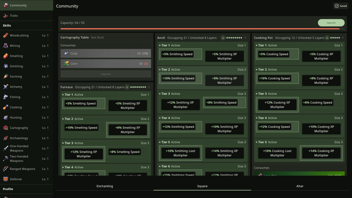 遊戲中的晝夜主題切換效果