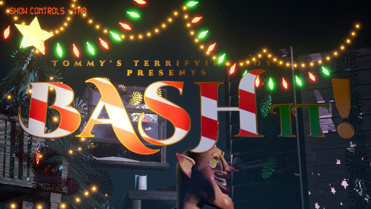 Bash It 遊戲實機截圖 - 復古玩具場景