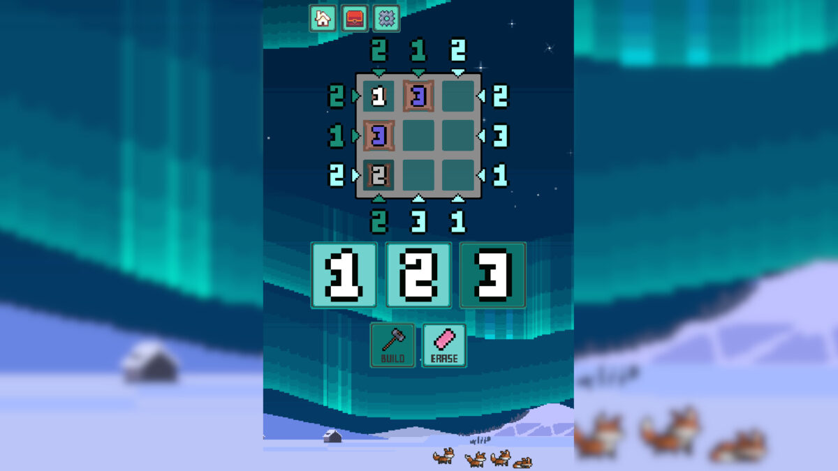 遊戲精緻的像素建築畫面