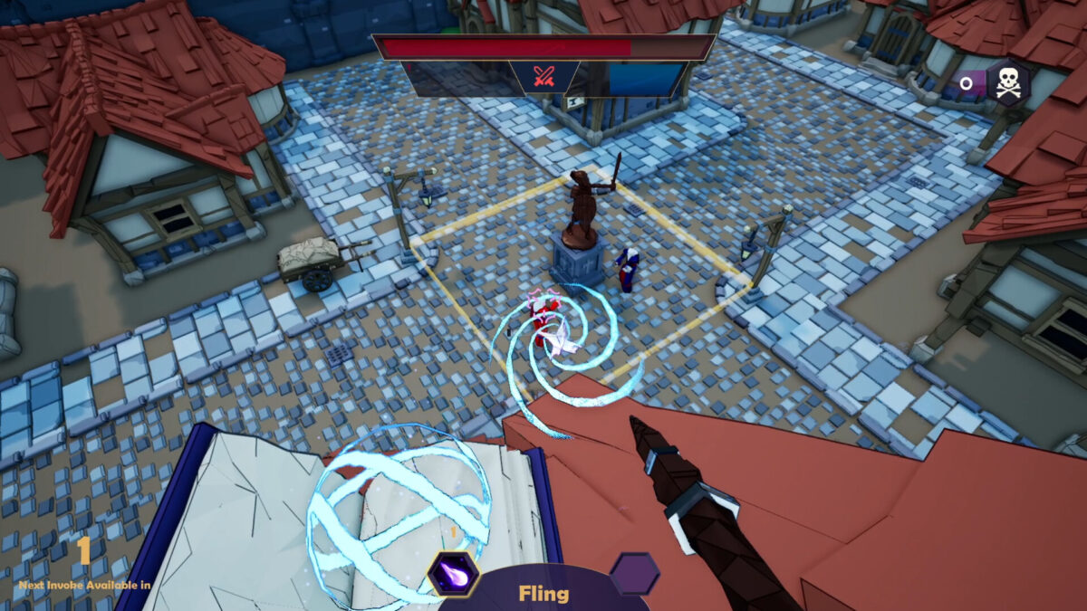 魔法交鋒的絢麗特效