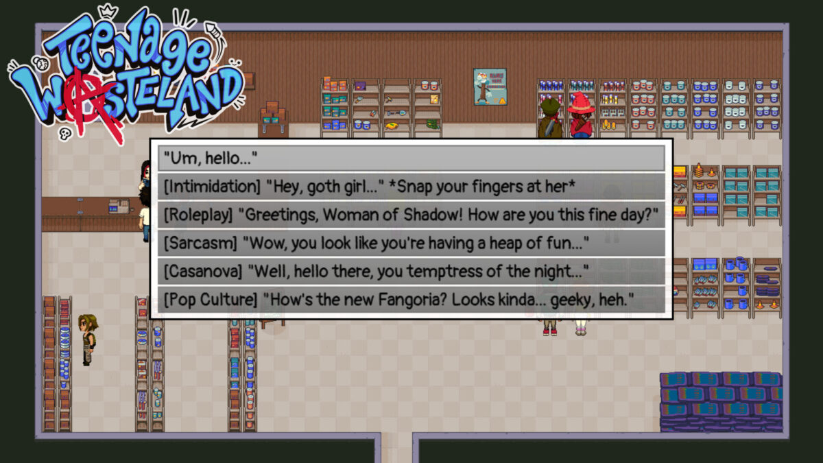 城鎮街道與各派系青少年的聚集地