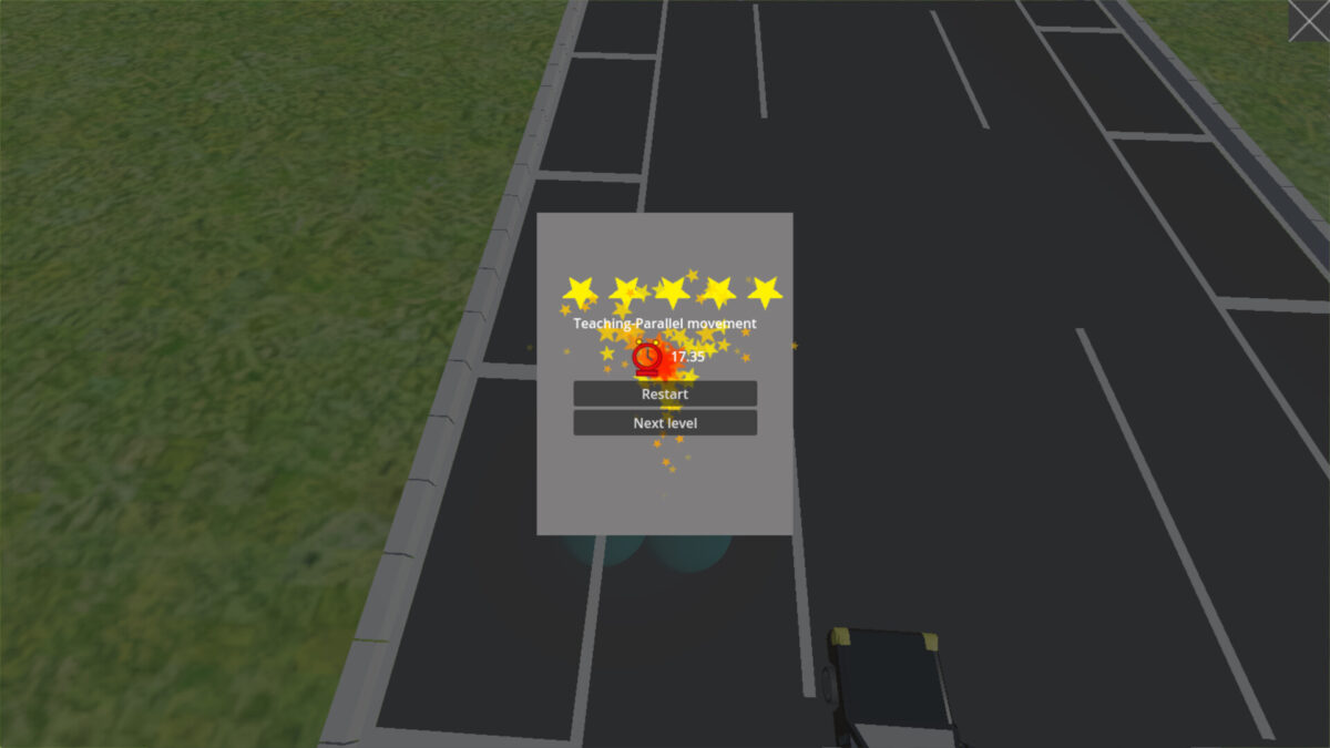 不同角度的倒車路徑演示