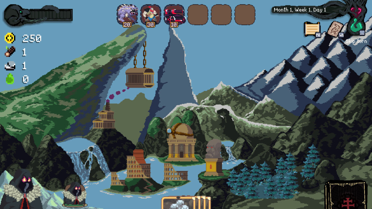 Demiurges 遊戲地圖探索畫面