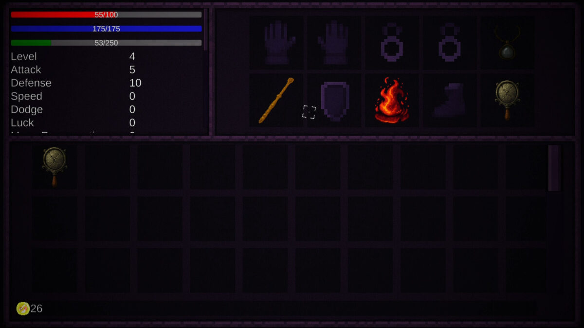 地牢深處的環境細節與照明效果