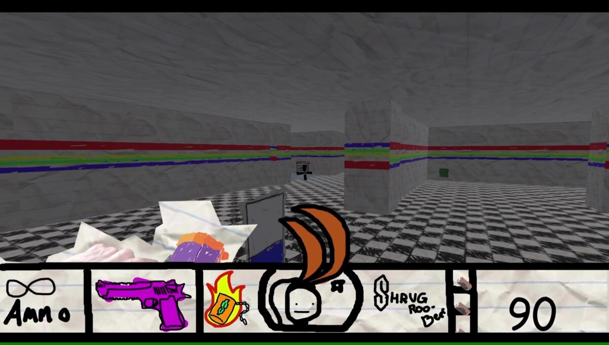 遊戲中充滿復古感的場景截圖