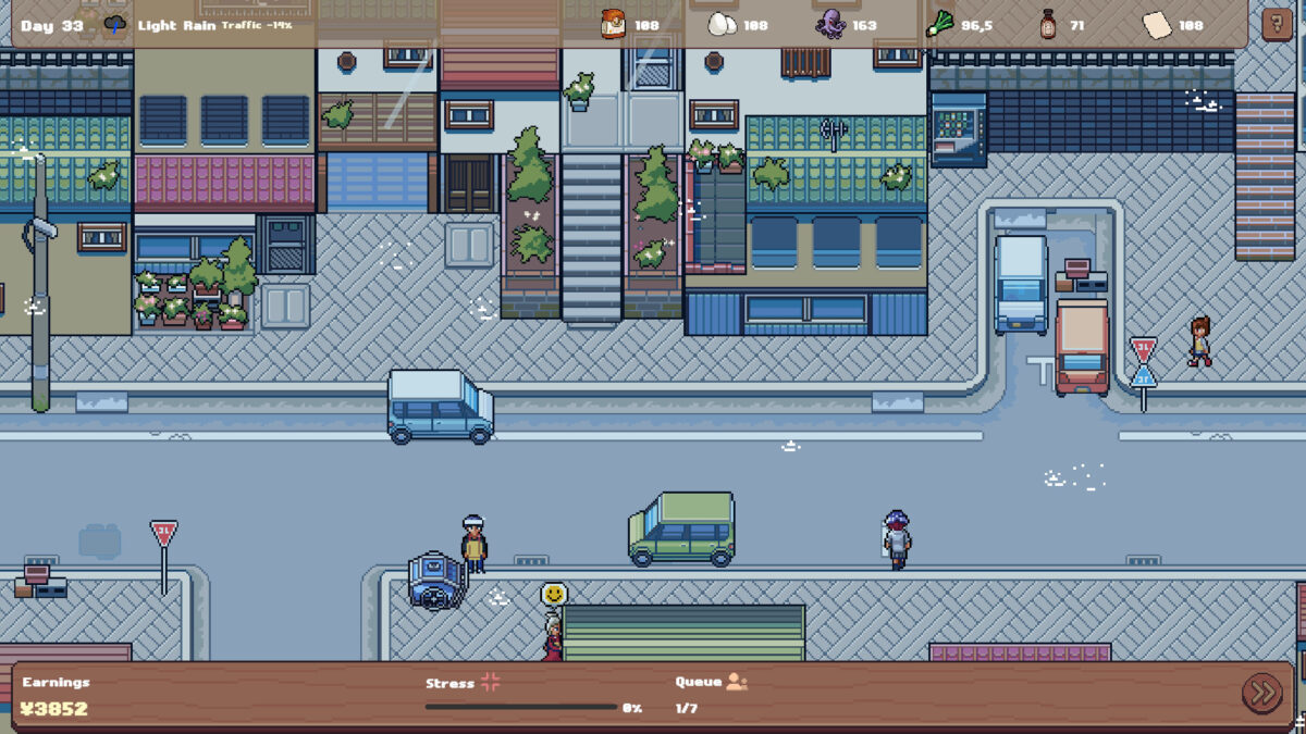 章魚燒攤位的外觀細節