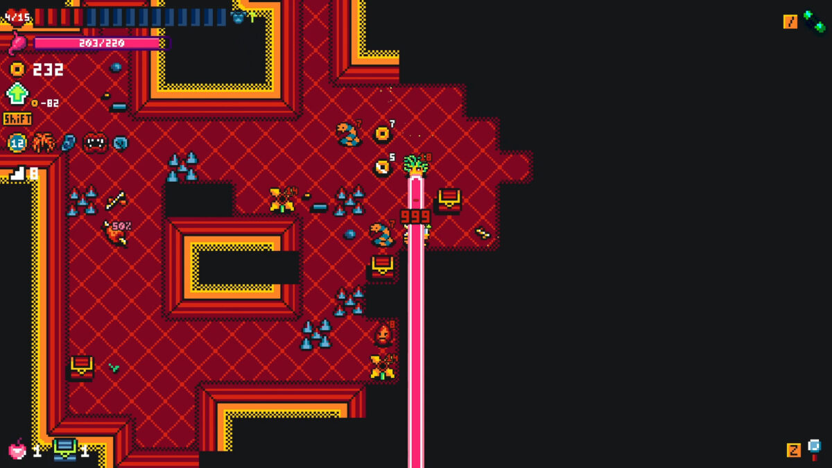 玩家在地圖中揭開隱藏方格