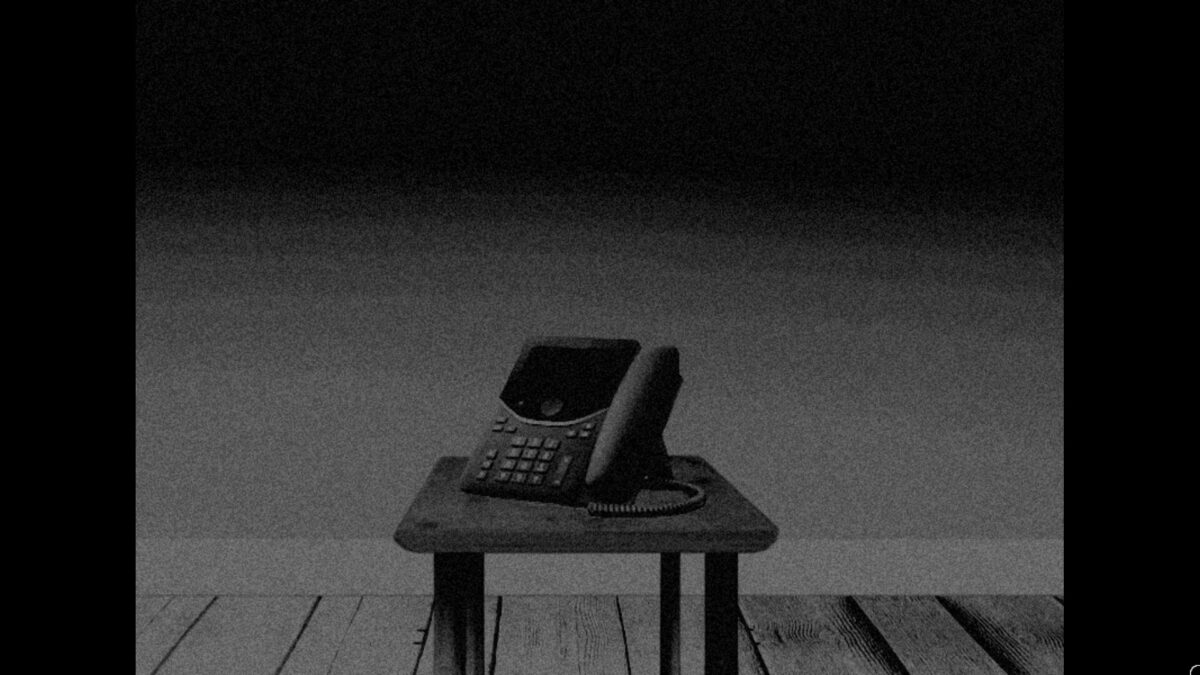 遊戲中的陰暗室內場景