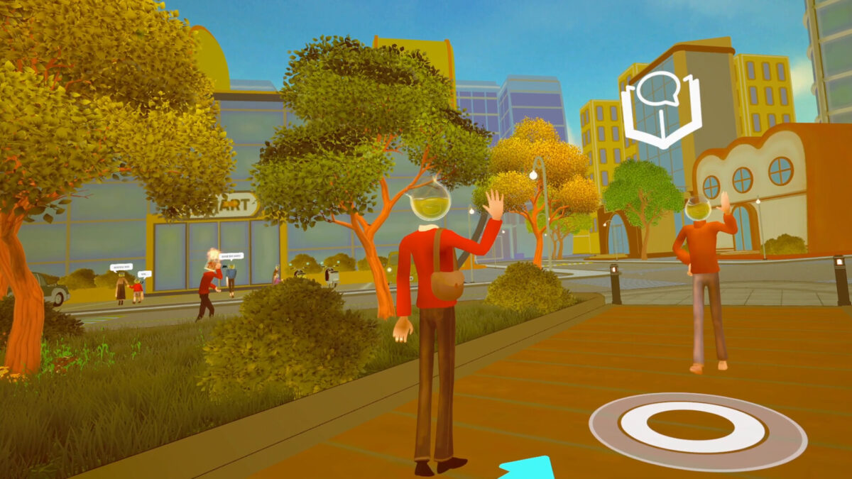 主角 Bubble 與 Doctor 互動場景