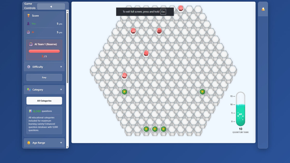 高度進化的 AI 對戰畫面