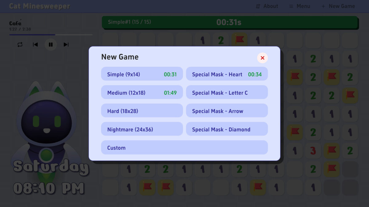 Cat Minesweeper 邏輯判斷與解謎過程