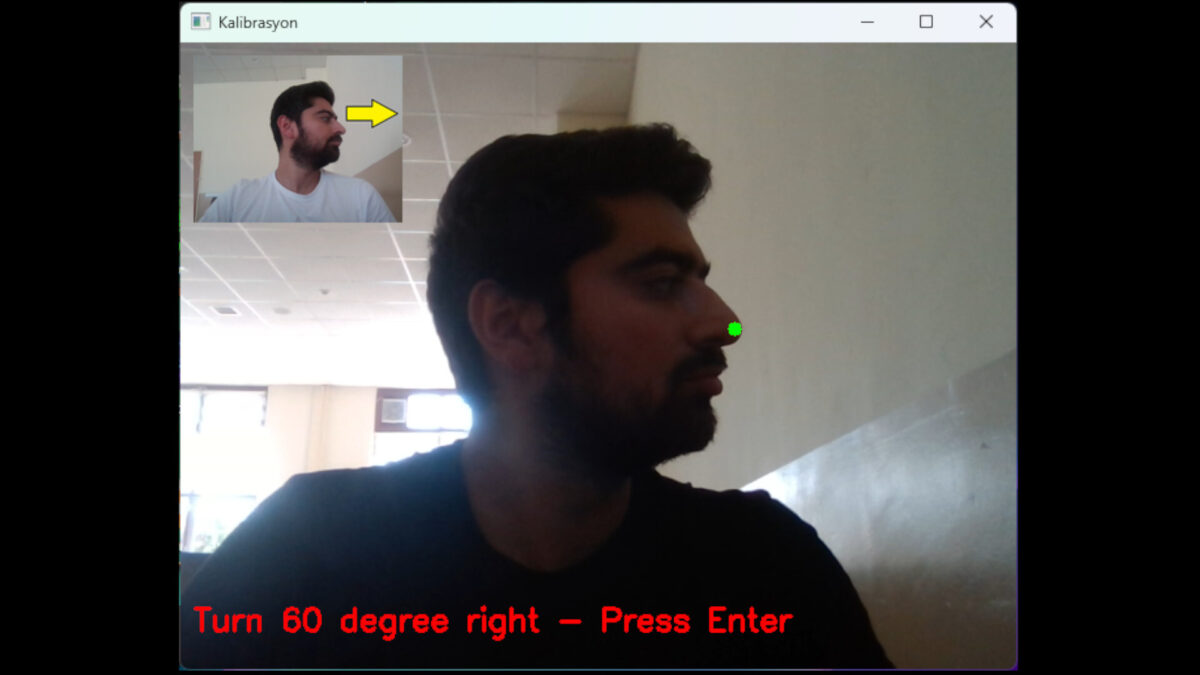 精確的頭部座標計算演示