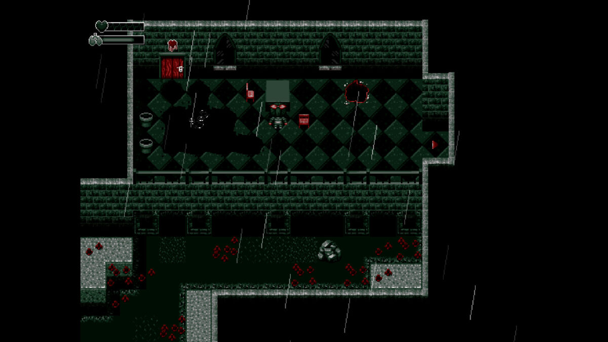 古宅深處的祕密機關與石頭目標