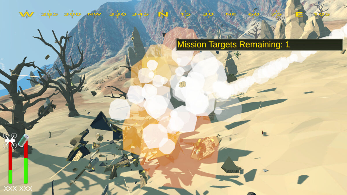 山谷區域的壯闊全景