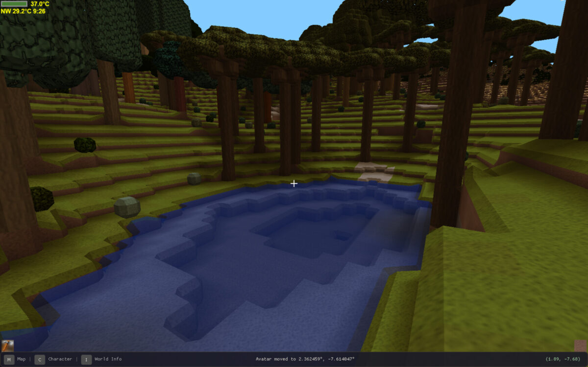 Schema 遊戲中的互動界面展示