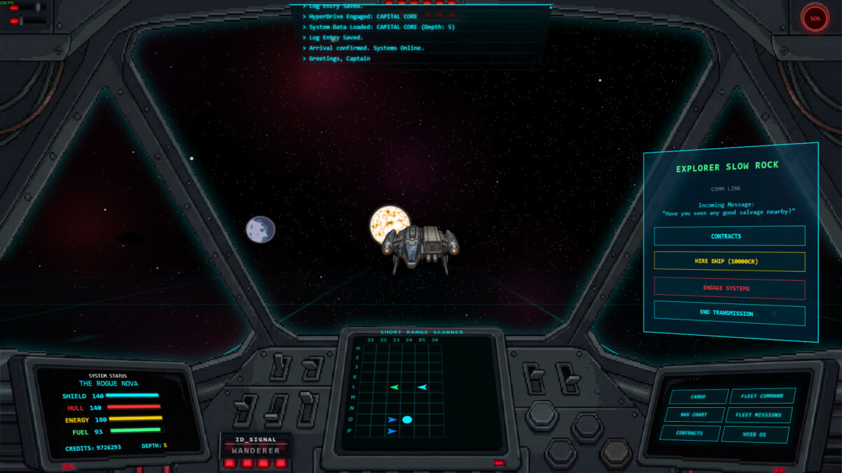 全新飛船模組與裝備介面