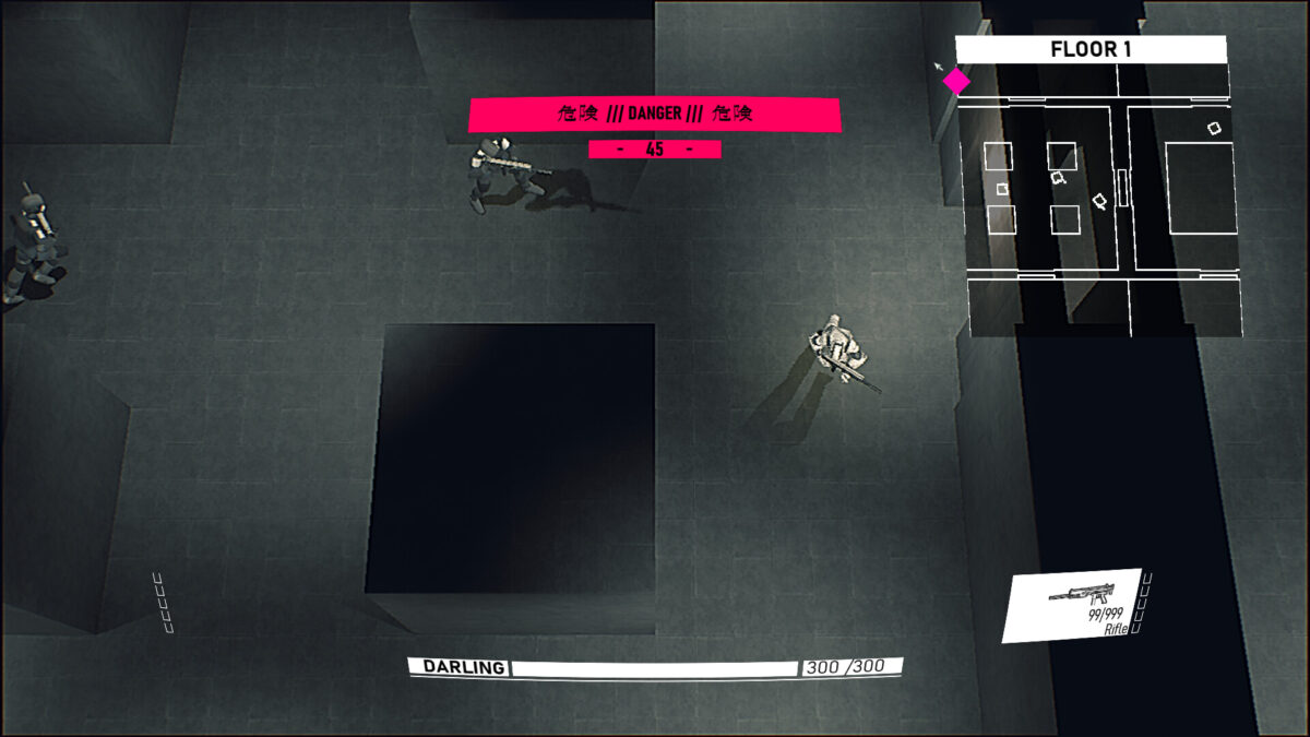 遊戲中科技感十足的室內裝潢