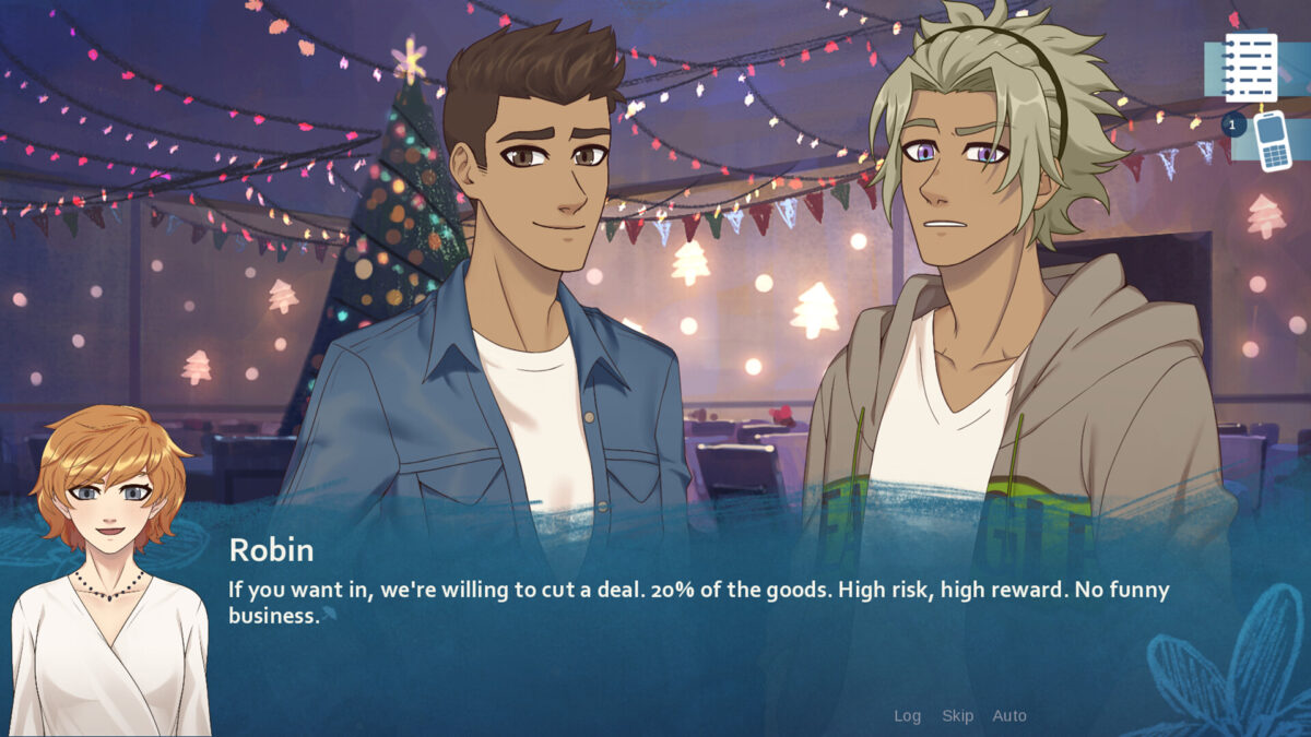 Goodbye Dreaming 精美的背景圖與文本介面