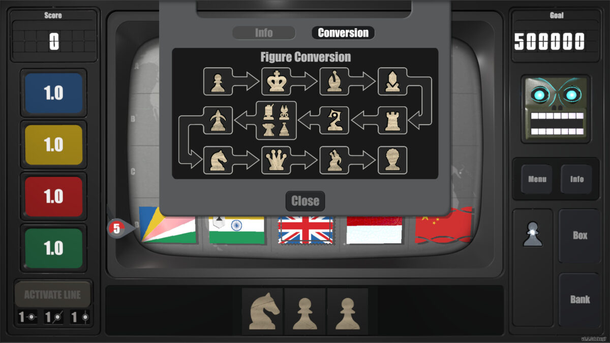 FLAG-O-TRON 結算與獎勵畫面