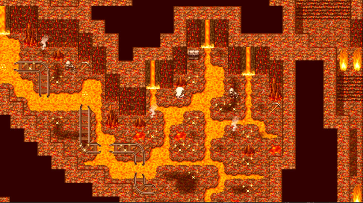 充滿神祕氣氛的室內場景