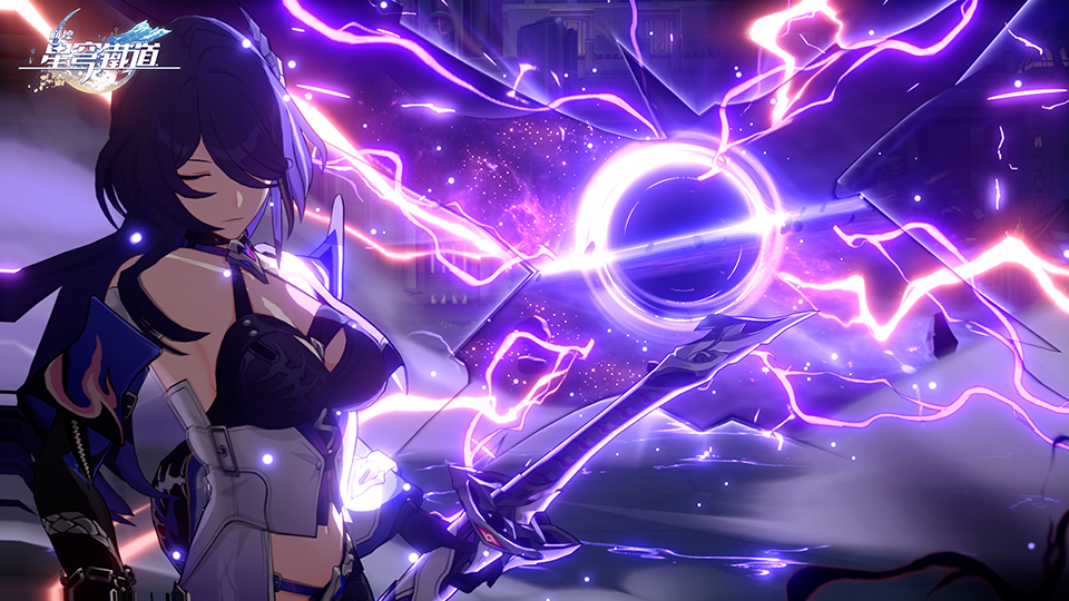 艾絲妲釋放紫色閃電終結技截圖