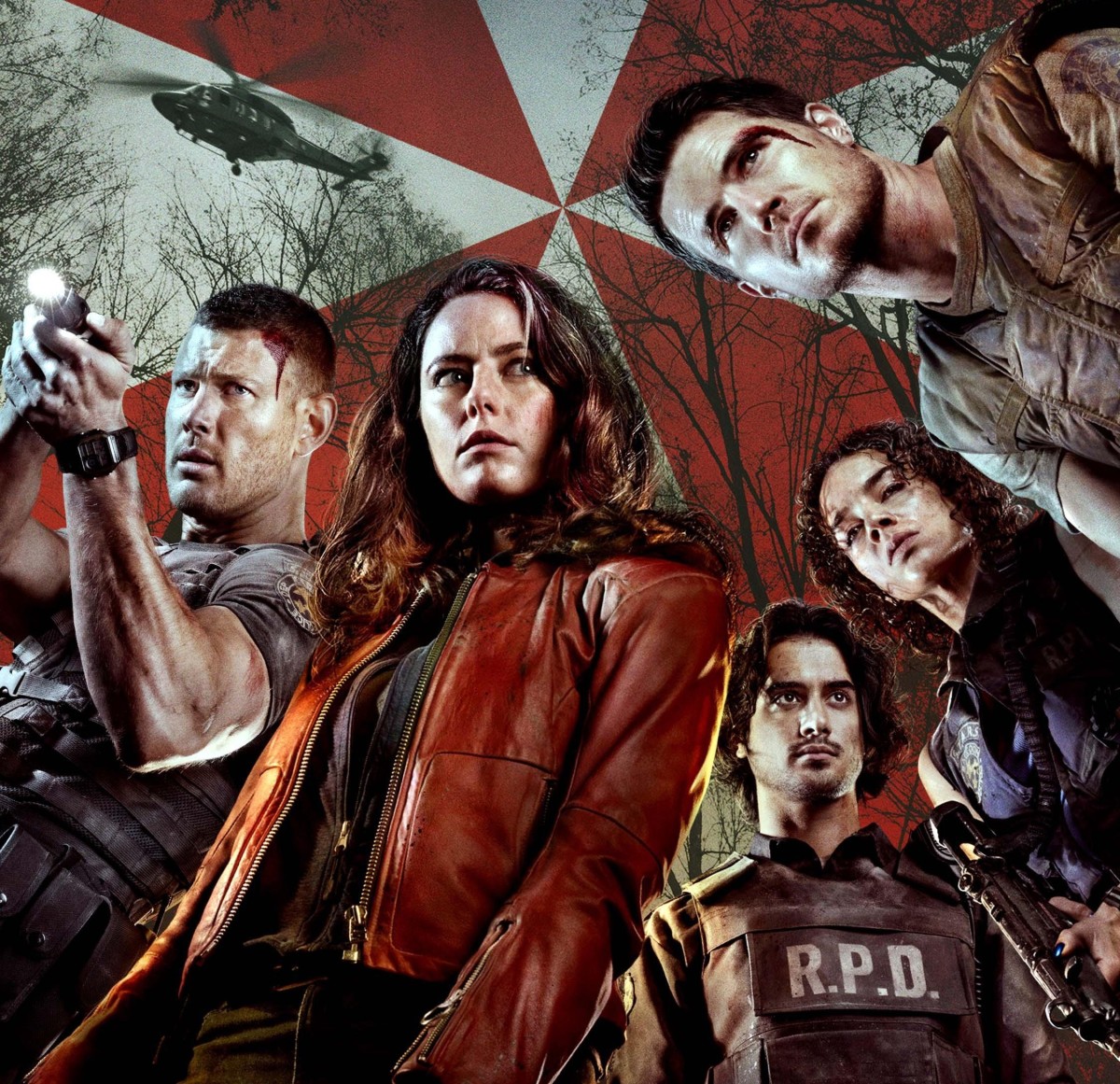 《惡靈古堡》2026電影索尼影業第二張官方宣傳圖，展示主角與恐怖設定