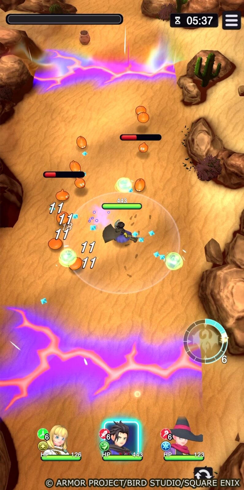 《勇者鬥惡龍 破限亂鬥》遊戲宣傳截圖，展示豐富的遊戲場景