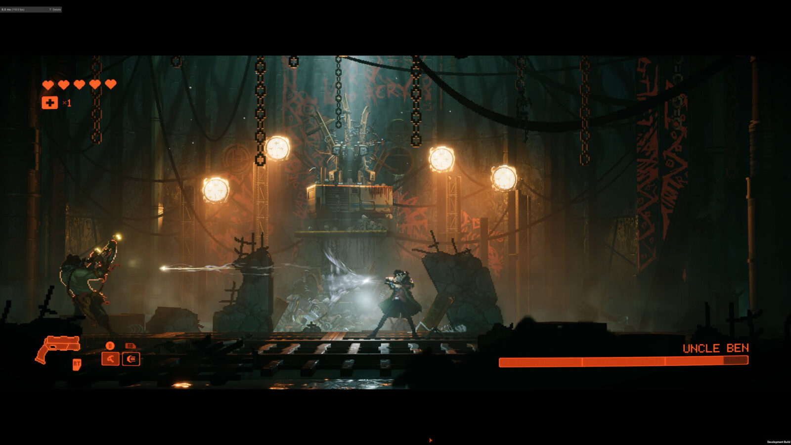 REPLACED 手繪像素藝術美術風格城市霓虹燈景