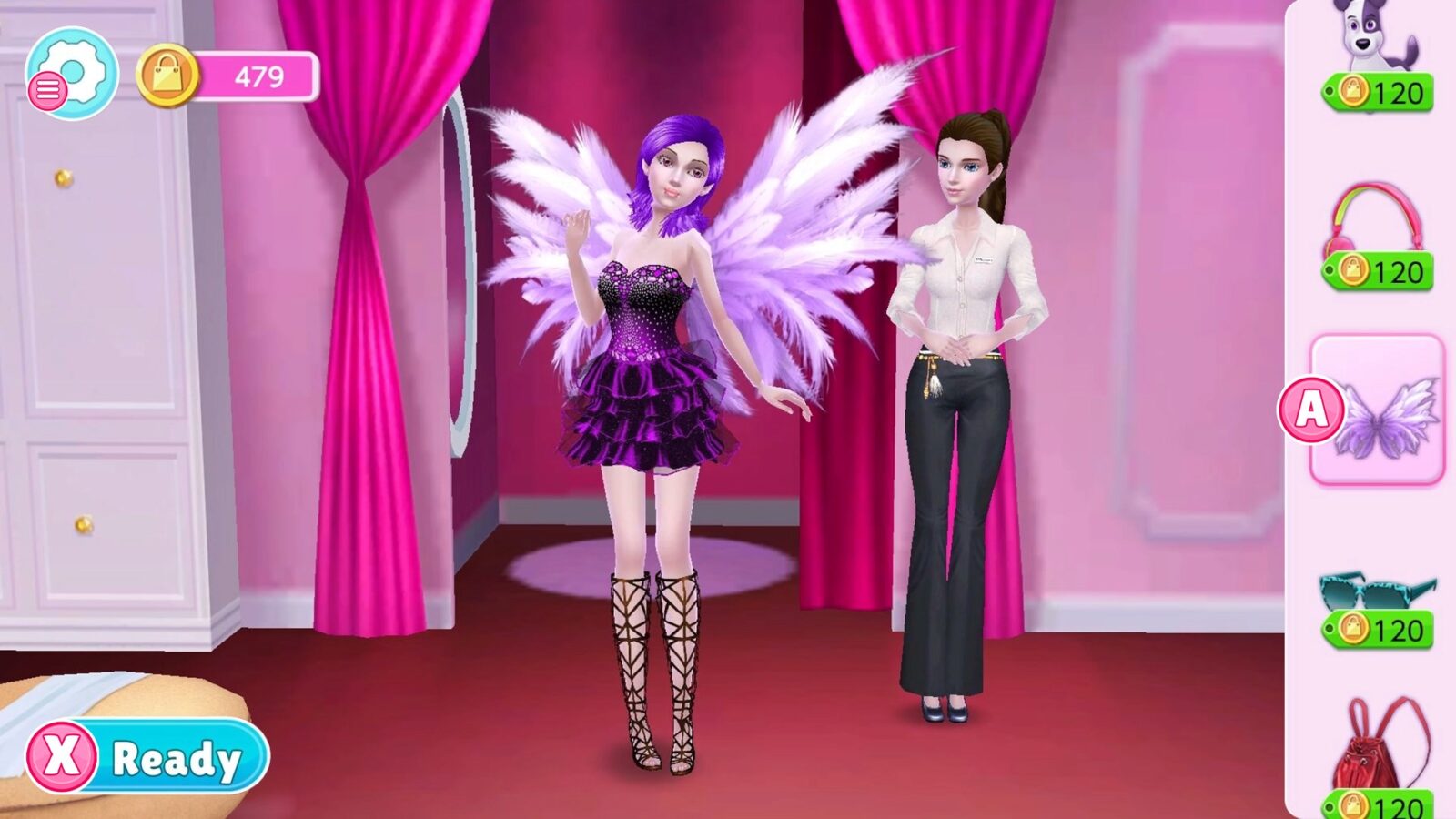 Shopping Mall Girl: Complete Edition 遊戲商店內部與時尚走秀畫面