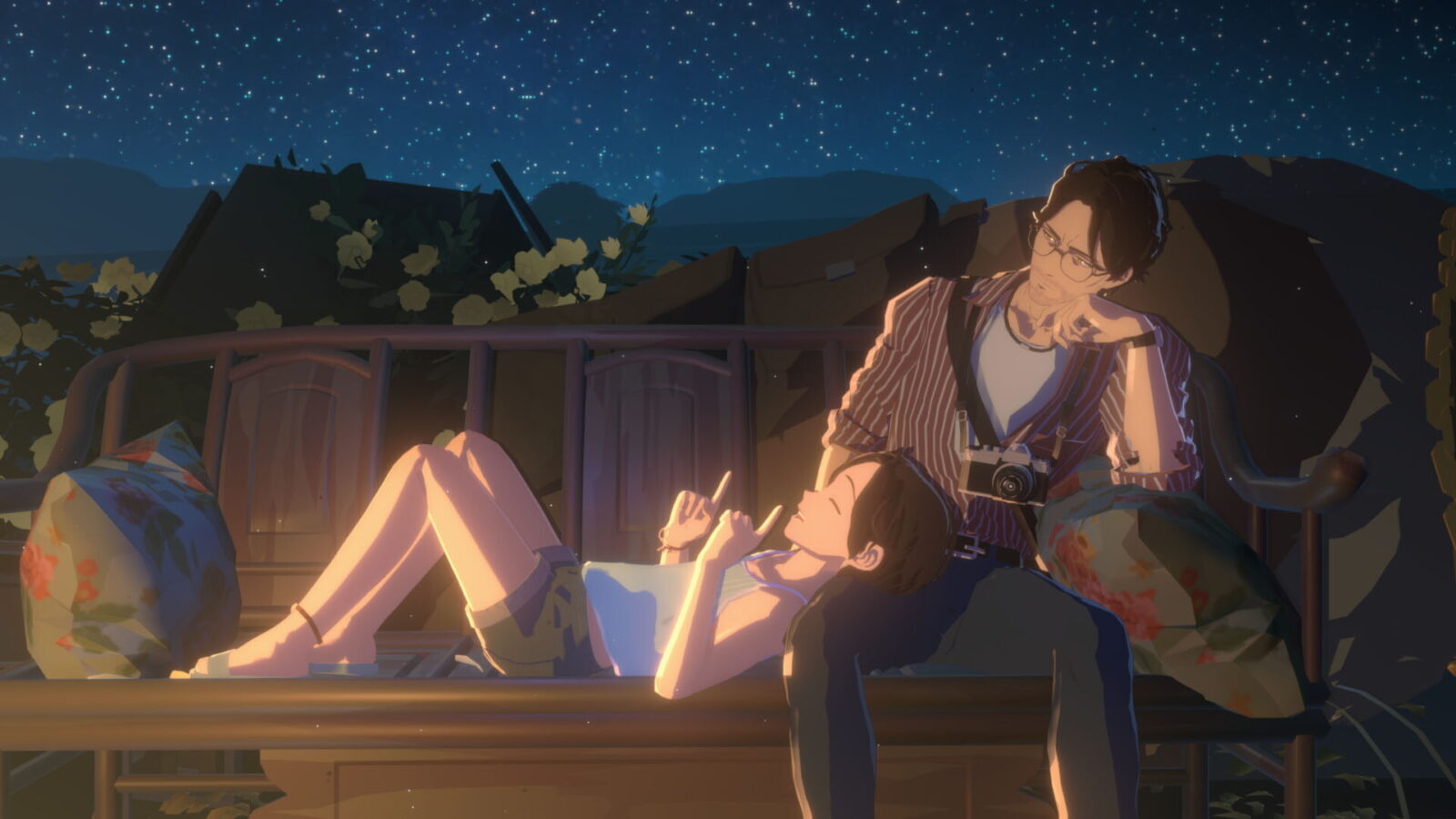 《OPUS：心相吾山》插入曲宣傳圖，Kevin Penkin 與 Sarah Àlainn 合作