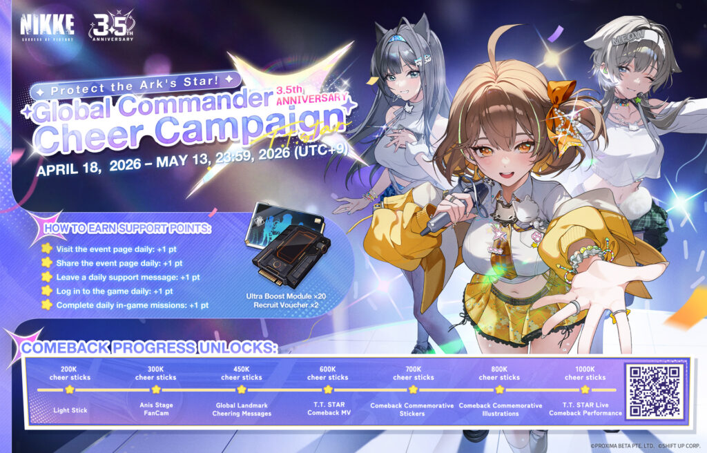 NIKKE Global Commander Cheer Program — Goddess of Victory: NIKKE 3.5th Anniversary