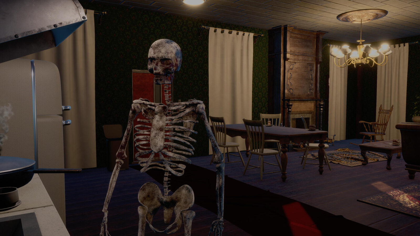 Selective Memory遊戲場景截圖－記憶碎片般的漂浮物