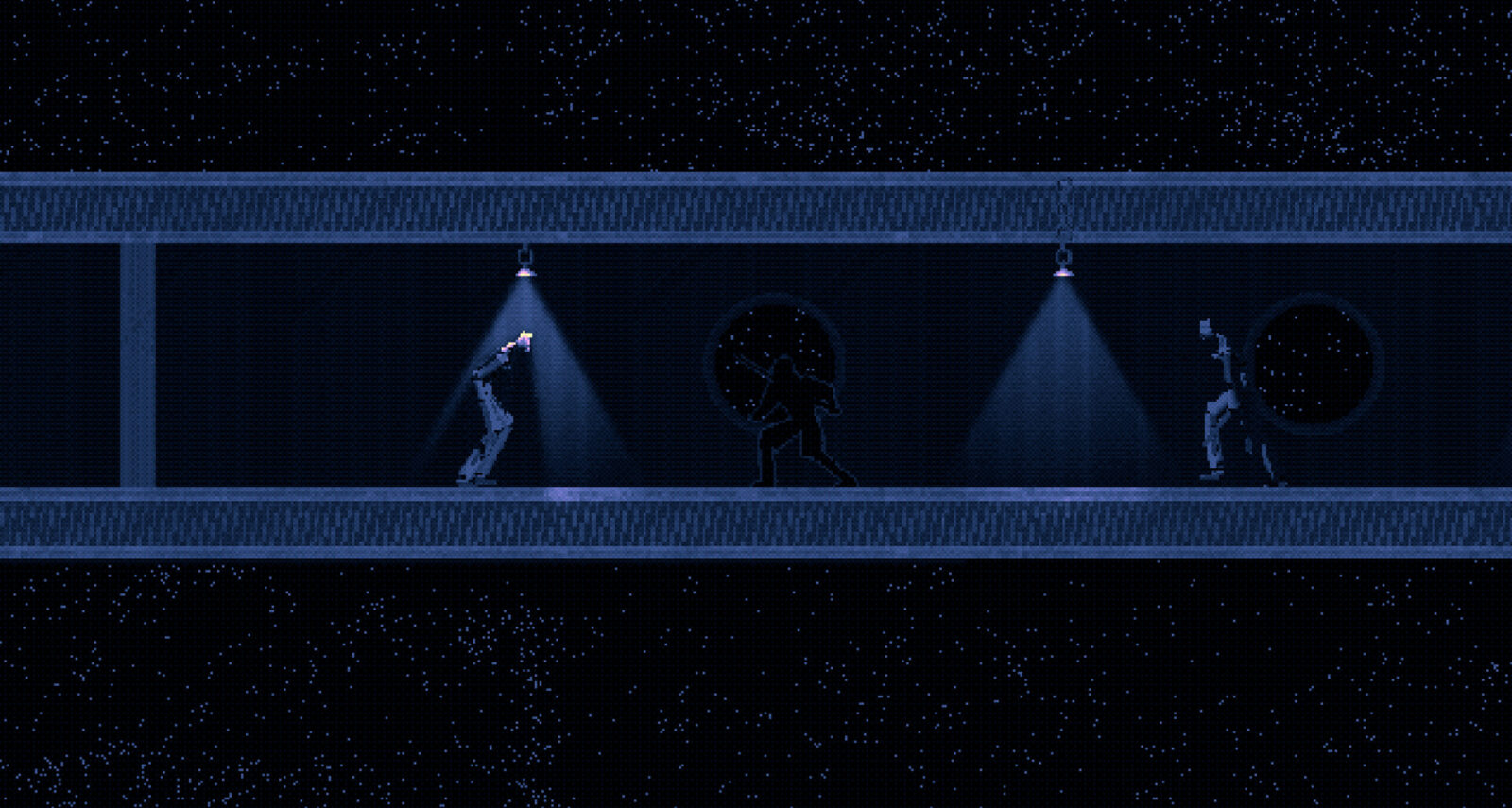 VOIDBLADE 玩家隱匿於陰影中的遊戲畫面