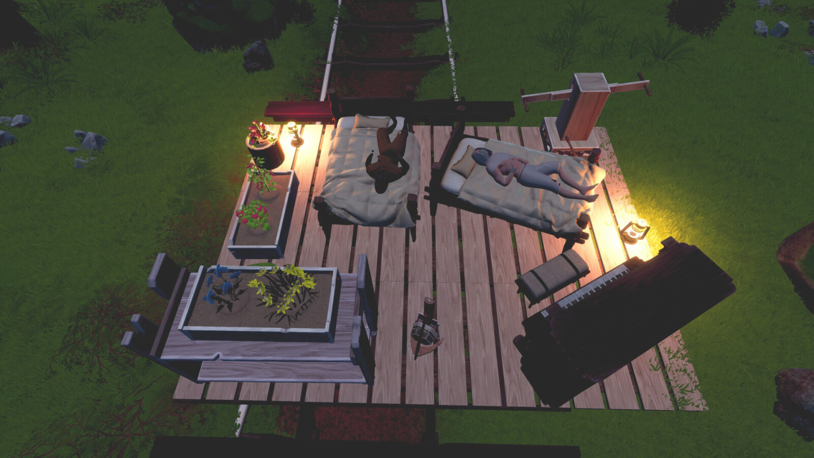 列車上的農耕與畜牧