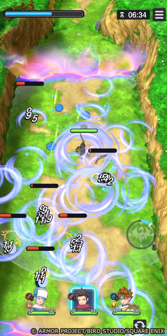 《勇者鬥惡龍 破限亂鬥》四人多人合作遊玩截圖