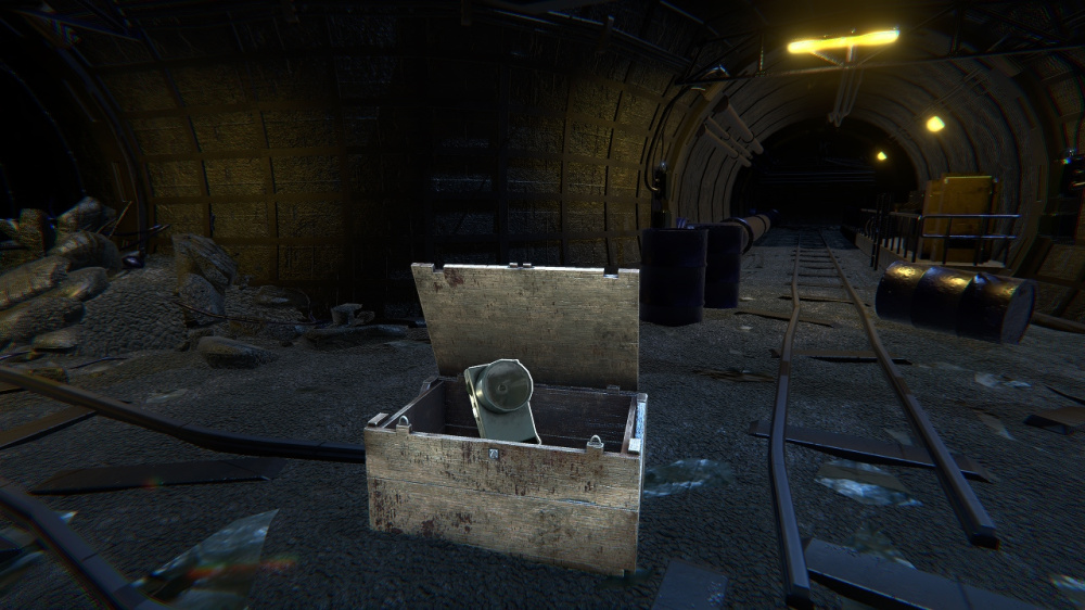 Platform 0 遊戲畫面，破敗的車站辦公室內部