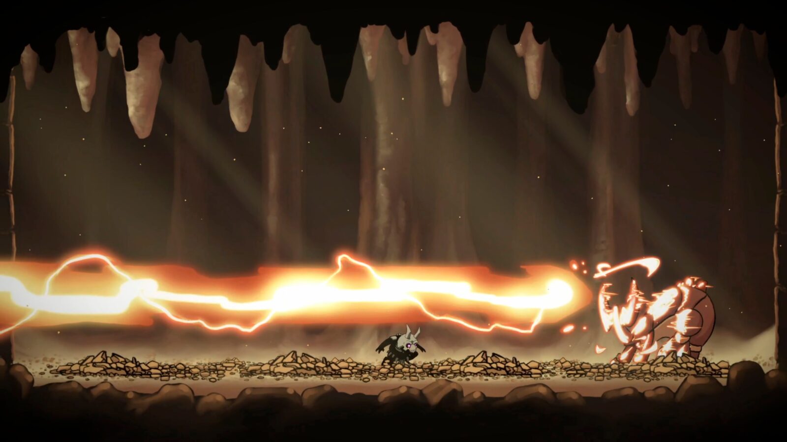 Morkull Ascend to the Gods 遊戲截圖 - 頭目戰鬥畫面